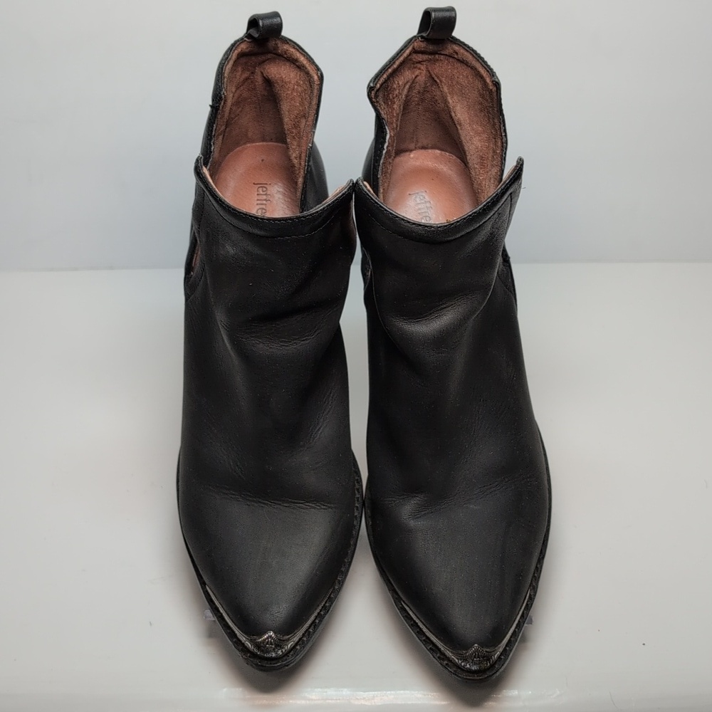 Jeffrey Campbell Cromwell black western ankle boots woman's size 8.5 - Picture 7 of 16